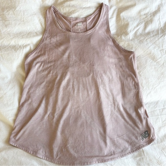 New Balance Tops - New Balance Run Club mauve tank top size medium